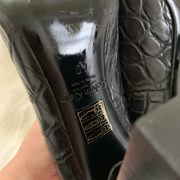 Calvin Klein Collection Harlow Leather Heels - Picture 6 of 8